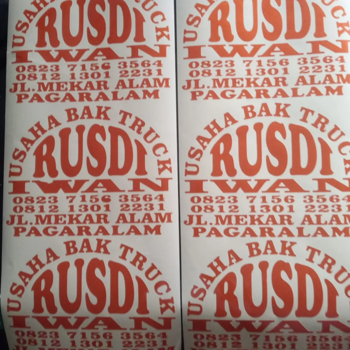 Rusdi Sticker